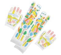 Abaodam Massage Gloves Socks for Hands and Feet Breathable Elastic Acupressure Reflexology Tool Reusable Household Massage Supplies for Self-Care Relaxation