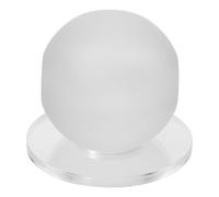 Abaodam Matte Transparent Billiards Training Ball With Stroke Trainer Pool Table Practice Tool For Beginners Snooker Aiming Aid Stable Grip Cue Ball Accessory For Skill Improvement