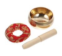 Abaodam Meditation Singing Bowl for Deep Resonance Serenity Bell Home Yoga Practice Mat and Stick Buddhism Sound Bowl Instrument