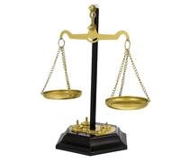 Abaodam Metal Balance Scale Decor Metal Balance Centerpiece Iron Libra Scale Shape Modern Simple Design Multiple Uses Office Home Decoration