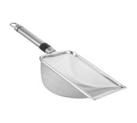 Abaodam Metal Cat Litter Scoop Durable Stainless Steel Nonstick Sifter for Easy Cleaning and Maintenance Compact Design for Cat Litter Box Use for Travel and Everyday Cleanup