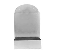 Abaodam Metal Chicken Grit Feeder Wall Mount Poultry Supplement Dispenser Oyster Shell Holder for Nutrient-rich Eggshell Feeding in Chicken Coops