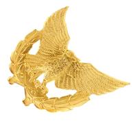 Abaodam Metal Eagle Pin Clothing Accessory Polished Finish for Security Uniforms Crafted Precision for Personal Expression and Style