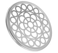 Abaodam Metal Flower Frog Stem Holder 10cm Silver Spiral Floral Grid Insert for Vase Flower Arrangement Support Jar Lid Fixation Tool for Bouquets