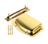 Abaodam Metal Guitar Bridge Cover Replacement Adjustable Protective Plate for Electric Guitar Accessories Maintenance for Quick Setup and Bridge Protection