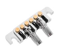 Abaodam Metal Guitar Tailpiece Featuring Simple Installation and Lightweight Design Bridge Tailpiece Made of Aluminium Alloy and Copper Replacement Part for Electric Guitar