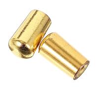 Abaodam Metal Guitar Toggle Switch Caps Electric Guitar Parts 2pcs 3.5mm Inner Diameter, Deep Threading, Gold for Classic and Solid Body Style Instruments