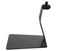Abaodam Metal Microphone Stand Clamp with Heavy-duty Base, Sturdy Mount Platform for Long-term Utility, Suitable for 3/8 Connector, Tabletop Microphone Holder for Recording and Streaming