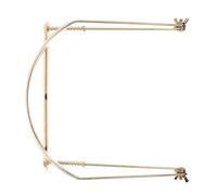 Abaodam Metal Neck Harmonica Holder for 24-hole Harp, Gold Metal Mouth Organ Rack with Adjustable Neck Support, Suitable for Harmonica Performance and Playing Musicians