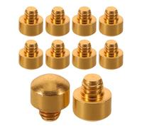 Abaodam Metal Scissor Silencers Easy Identification and Optimal Compatibility 10pcs Golden Hair Dressing Accessory for Hair Styling Tools and Barber Scissors for Daily Salon Tasks