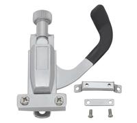 Abaodam Metal Snare Drum Strainer Throw off Butt End Regulator for Marching Drums - Zinc Alloy Replacement Part Sturdy Structure Silver Finish