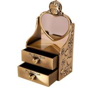 Abaodam Metal Tooth and First Hair Curl Keepsake Box, Drawer Storage for Newborn, Creative Shower Keepsake Case for Teeth and Hair Preservation