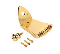Abaodam Metal Triangle Mandolin Tailpiece String Guitar Decorative Zinc Alloy Screws Replacement Easy String Change
