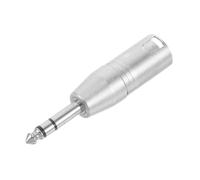 Abaodam Metal Trs to Male Xlr Adapter Balanced Audio Jack for Mixer Amplifier Speaker Transmission Cable Connector