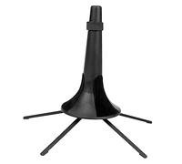 Abaodam Metal Trumpet Display Rack with Five-leg Base, Strong Support and Foldable Design for Indoor and Outdoor Use, Practical Black Trumpet Holder That Will Not Damage The Instrument
