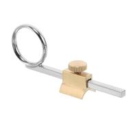 Abaodam Metal Valve Slide Finger Ring Grip Handle Replacement Accessory for Trumpet Musical Instrument Practice Orchestral Use