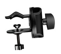 Abaodam Mic Clamp for Microphone Arm Desk Mount Clip with Ergonomic Knob for Versatile Use for Stage Performances and Live Streaming