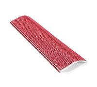 Abaodam Mic Glitter Rhinestone Sleeve for Wired Dynamic Microphone Red Sparkling Mic Cover for Singers and Hosts Bling Protector for Karaoke and Bar Use