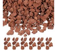 Abaodam Microlandscape Diorama Stone Volcanic Red Rock 3-6mm 60g Pack Natural Scenery Basing Stone Aquarium Decor for Fish Tanks and Miniature Garden