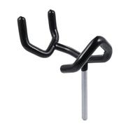 Abaodam Microphone Boom Pole Stand Metal Cantilever Holder Black Mic Support Holder for Studio Recording Equipment with Fixed Clip Suitable for Podcast and Live Performance