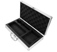 Abaodam Microphone Case Durable Hard Shell Storage Holder for Outdoor Use Lightweight with Sponge Padding Stylish Design Compatible with Various Mics and Phones