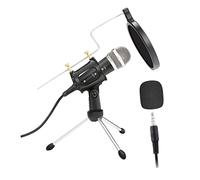 Abaodam Microphone Stand Boom Studio Mic for Gaming Vlogging Podcast Computer Phone Live Broadcasting