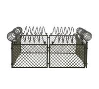 Abaodam Military Green Miniature Plastic Fence Model for DIY Micro Landscape Prison and War Scene Assembly Flexible Scale Accessories for Realistic Protective Barriers and Fortifications