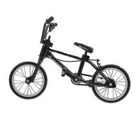 Abaodam Mini Bike Model Simulation Metal Construction Perfect for Doll House Realistic Miniature Bicycle