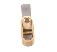 Abaodam Mini Brass Wood Plane Tool for Violin Making Precision Micro Thumb Planer for Fingerboard Ergonomic Manual Woodworking Planer for Luthiers and Detailed Crafting