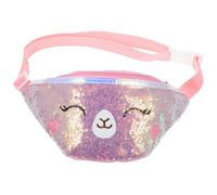 Abaodam Mini Cat Crossbody Bag Sequins, Cute Fanny Pack for Ages 8-12, Lightweight Waist Pouch for Travel and Outdoor Use, Random Style