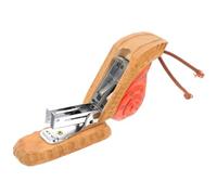 Abaodam Mini Design Shape Snail Portable Animal Stapler Wooden Desktop Cute Multifunctional for School and Office Use for Teachers