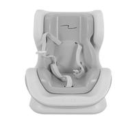 Abaodam Mini Doll Car Seat for Hamster and Stuffed Animals, Compact Pretend Play Safety Seat with Clip-on Feature, Light Grey Vehicle Display Stand for Collectors and Small Pets