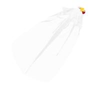 Abaodam Mini Doll Wedding Veil Gauze Veiling Costume Bridal Headpiece for Doll Photography Stylish Romantic