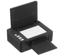 Abaodam Mini Dollhouse Accessory Black Pla Mini Office Printer Model Realistic Design and Intricate Details for Collection and Imaginative Play by Dollhouse Enthusiasts