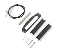 Abaodam Mini Dual Coil Humbucker Pickup Kit for St Style Guitar Alnico5 High Output Noise-canceling Electric Guitar Pickup Upgrade Black