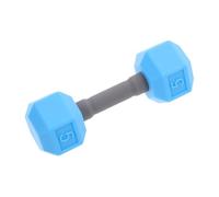 Abaodam Mini Dumbbell Lightweight Silicone Barbell for Exercise and Coordination Development Portable Blue Hand Weight for Boys and Outdoor Play and Training