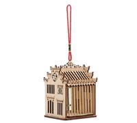 Abaodam Mini Insect Cage Wooden Storage Holder for Live Insects Transport Breeding Portable Cage for Wild Crickets