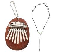 Abaodam Mini Kalimba Rope Finger Piano Keys Wooden Thumb Piano Musical Instrument for Lap Play