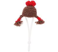 Abaodam Mini Knitted Hat for Small Pets Lightweight Adjustable Design Polyacrylic Fiber Cute Pet Costume Accessory for Mice and Hamsters Birthday Parties