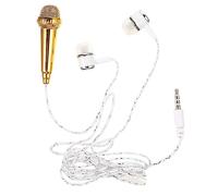 Abaodam Mini Microphone for Home Use Portable Vocal Recording Smartphone Mic Compact for Singing and Voice Recording