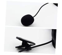 Abaodam Mini Portable 3.5mm Lavalier Clip Microphone for Lectures and Teaching Adjustable Collar Microphone Loudspeaker Function Compact Clip-on Design for Meetings and Presentations