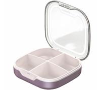 Abaodam Mini Portable Medicine Storage Box Airtight Multiuse Container for Travel Material Large Capacity Organizer for Pills Jewelry Environmental Sealed Case