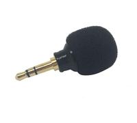 Abaodam Mini Stereo Microphone for Mobile Phone and Cell Phone, Metal Portable Mic to Improve Audio Quality, Lightweight 50g Design for Chatting and Voice Recording