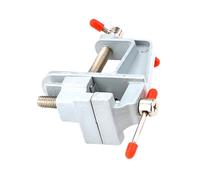 Abaodam Mini Table Vise Clamp Lightweight Portable Vise for Model Making High Tool Ergonomic Design for Easy for Jewelry Repair and Hobby Projects
