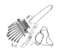 Abaodam Mini Thumb Piano 8 Keys Crystal Finger Keyboard Portable Musical Instrument for Practice and Play