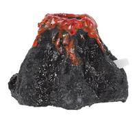 Abaodam Mini Volcano Statue Decor Resin Craft with Artistic Design, Lightweight and Compact for Fish Tanks Or Patio, Unique Micro Landscape Volcano Ornament for Garden Or Aquarium Display