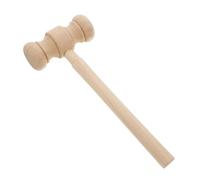 Abaodam Mini Wooden Judge Gavel for Solid Wood Hammer Mallet for Role Play and Halloween Cosplay Party Props Cake and Egg Smash for Family Bonding and Imaginative Play