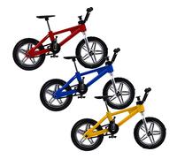 Abaodam Miniature Alloy Finger Mountain Bike Toy Set - 3pcs Finger Training Device for Boys and Girls and Adults Party Favors for Boys and Girls for Fingertip Movement Practice