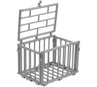 Abaodam Miniature Cage Model Diy Toy Cage Model for Mini House Accessory Animal Toy Prop Table Decoration Craft Accessory Household Toys for Pretend Play 4.53 in
