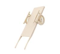 Abaodam Miniature Dollhouse Mini Tipper Farm Tool Model Realistic Miniature Board Cart for Garden Accessories and Dollhouse Furniture for Creative Roleplay and Learning Spaces